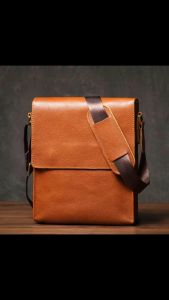TAS SELEMPANG PRIA KULIT SAPI | SIMPLE ELEGAN DAN VINTAGE | HANDMADE GARUT