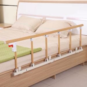 ที่กั้นเตียง ราวกั้นเตียง ราวพยุงตัว ราวพยุง กันตกเตียง ราวกันตก แบบพับได้ 6 ขั้น | ราวจับกันลื่นล้ม ผู้สูงอายุป่วย