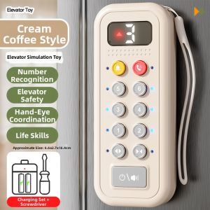 Educational Elevator Button Simulator Toy for 0-3 Year Olds