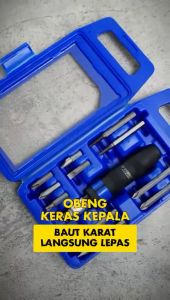 TORA Impact Driver S2 - Obeng Ketok Set 12 Pcs - TAIWAN