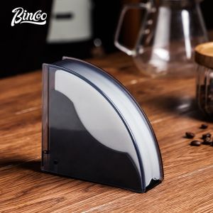 Bincoo Coffee Filter Paper Storage Box V60 Fan-shaped Filter Paper Cox V01 Filter Paper Dust-proof Storage Filter PaperHolder