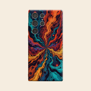 Cosmic Color Flow Luxury Fashion Full Lens Protective Case for Samsung Galaxy S26 S25 S24 A56 A36 Plus Ultra