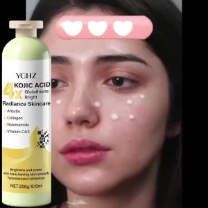 Kem Dưỡng Trắng Da Kojic Acid 258g Dùng Được Cho Cả Nam Và Nữ Dưỡng Ẩm Làm Đều Màu Da Loại Bỏ Vết Thâm Thích Hợp Sử Dụng Cả Ngày Và Đêm