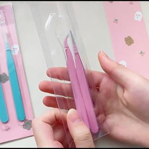 MOMO 1PC Color Tweezer DIY Stickers Multifunctional Tweezers Diary Scrapbooking Arts School Stationery