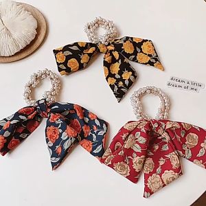 Pita Aksesories Ikat Rambut Mutiara Gaya Korea Elegan