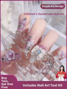 GANGHOU | Elegant and Whitening Girls Ancient Style Wearable Nail Stickers