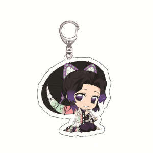 Bandai | Demon Slayer Muzan Tanjiro Zenitsu Acrylic Keychain Anime Keyring Pendant Gift