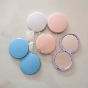 [MALAYSIA READY STOCK] 65mm Double Sided Portable Makeup Mirror Round Makeup Mini Mirror Cermin Kecil