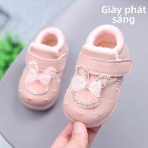 Illuminated Soft Bottom Warm Walking Shoes