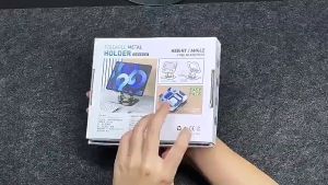 360° Foldable Metal Phone Holder Tablet Stand Alloy Ergonomic Adjustable Height Antiskid Heat Dissipation