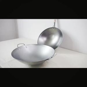 Concave Electromagnetic Induction Cooker Stainless Steel Wok