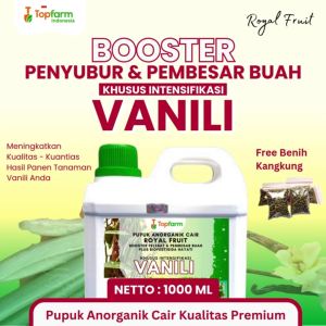 Pupuk Vanili Topfarm - Pupuk Pelebat Buah Vanili / Booster Agar Tanaman Vanili Cepat Berbuah / Pupuk Agar Vanili Berbuah Lebat / Pupuk Khusus Pohon Vanili / Pupuk Vanili Terbaik