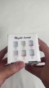 Lampu LED Malam & Belajar 3 Warna Dimmable Sentuh USB Rechargeable Hemat Energi