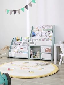 MOLORE | No Drilling Baby Toys and Books Organizer Bookshelf