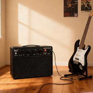 IRIN 10W Portable Electronic Guitar Bass Amplifier Speaker Lightweight Music Instrument Speaker with Universal Interface