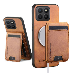 szhaiyu | Magnetic Leather Case for Honor 400 500 600 X8C X60 X70 X9D X9C Smart Pro Lite Card Holder Detachable Wallet Cover