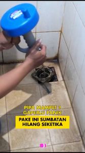 TORA Pembersih Pipa Gagang Biru 6 MM x 10 M - Pipe Cleaner Blue Handle