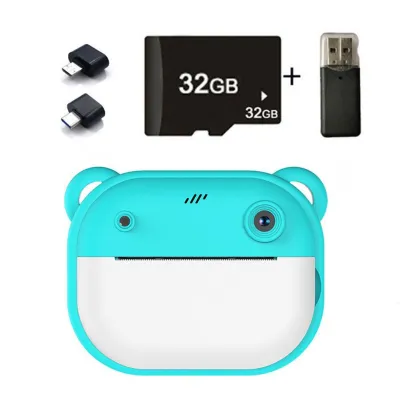 Máy Ảnh Polaroid Độ Nét Cao Dành Cho Trẻ Em Camera Kép Trước Sau In Ảnh Nhiệt Tức Thì Đồ Chơi Kỹ Thuật Số Hoạt Hình Y600 Của FUJIFILM