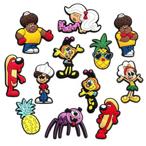 Hot Toys | 12pcs Cartoon Shoe Charms DIY Shoes Accessories Decorations Clog Sandal Wristband Buckle for Kids Party X-mas Gifts
