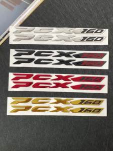 For PCX160 Soft Adhesive Waterproof 3D Epoxy Sticker PCX 160 Emblem Decal Universal Fit Motorcycle Logo Decorative Accessories
