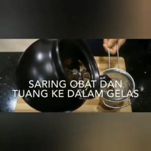 Jamu Godok Bersalin Komplit. Herbal tradisional