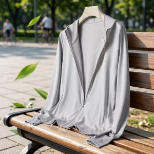 JIFANPAUL | Sun Protection Mens Fishing Jacket Ice Silk Material