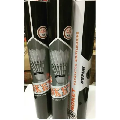 kok badminton roket smooth hitam