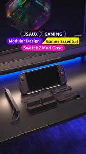 JSAUX ModCase for Nintendo Switch 2 Protective Case Shockproof 360° Full Body Grip Switch2 Casing