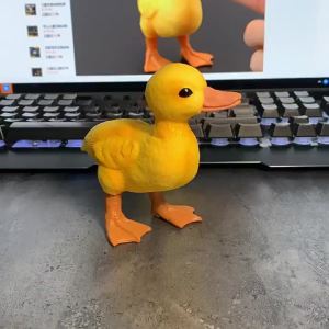 MENGSILE | Educational Gift Display Yellow Duck Model