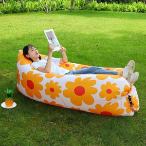 Ghế Sofa Bơm Hơi Sunflower Lazy Giường Hơi Di Động Cho Ngoài Trời Bãi Biển Cắm Trại - Ghế Ngủ Bơm Hơi Với Chất Liệu Nhựa Kiểu Dáng Hiện Đại