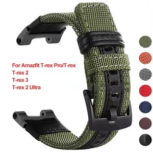 New Nylon Strap for Amazfit T-rex 3 2 Ultra Watch Band Sport Bracelet for Amazfit Trex Pro T Rex Tyrannosaurus Smartwatch Belt