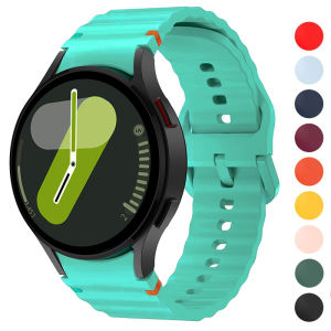 Silicone Band for Samsung Galaxy Watch 7/FE/5 Pro/6/4 Classic 44mm 40mm Sport Silicone Bracelet Correa for Galaxy Watch 7 4 Belt