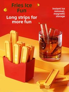 MONLEYTA | Food Grade Potato Chip Ice Tray Whiskey Making Mold Large Capacity Block Ice Cube Maker Home Use Kitchen Tool Monleyta Brand