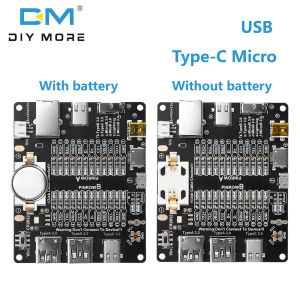 Papan Ujian สายข้อมูล USB Diymore USB สาย Checker Type-C Micro A Type B