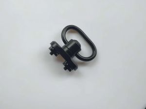 1set Qd Sling Swivel Mount Dengan Tombol Tekan Sling Swivel Push Quick Release Detach Untuk Rail Picatinny Rail