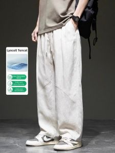 Breathable Loose Straight Leg Linen Casual Pants