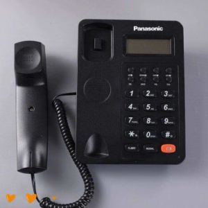 Panasonic โทรศัพท์บ้าน KX-TSC8206CIDTelephone โทรศัพท์ตั้งโต๊ะแบบมีสาย (สายเดี่ยว) โทรศัพท์บ้าน โทรศัพ(จัดส่งจากกรุงเทพ)