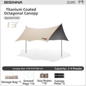BSWOLF | Waterproof and Sun-Protective Camping Gazebo Tent