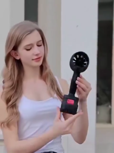 REAIM Air Blower Turbo Fan Violent Fan Powerful Storm Machine Cordless Dust Blower Portable Blower Hair Dryer High Power