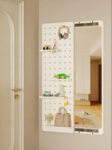 BEIQIVI | Full Length Adjustable Mirror With Storage
