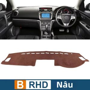 Mazda 6 GH Atenza 2008-2012 Tấm Che Nắng Bảng Điều Khiển Ô Tô Thảm Chống Trượt Phụ Kiện Bàn Dụng Cụ Polyester/Flannel