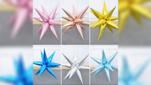 26inch Explosion Star Foil 3D Starburst Balloons For Special Birthday Wedding DIY Party Decoration 1276