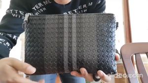 CL093 - Hand Bag Clutch Pria Wanita Pesta Dompet Branded Premium Import Handbag MOTIF Murah Tas Tangan Cowok Distro Kondangan Kulit