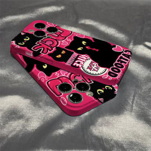 Ốp điện ảnh toàn diện Hontinga cho Xiaomi 14t pro 5g 12 pro 12x mi 10 pro 11 lite 5g ne mi 9 ốp lưng mèo màu đen dễ thương vỏ điện thoại phim Hàn Quốc ốp bọc hoàn toàn ốp chống sốc ốp cứng thiết kế vòng bảo vệ ống kính máy ảnh của điện thoại cho con gái