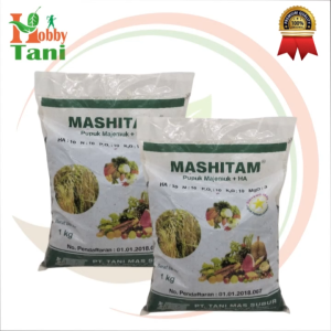 PUPUK ORGANIK MAJEMUK MASHITAM 1KG MAS HITAM NPK AN - ORGANIK