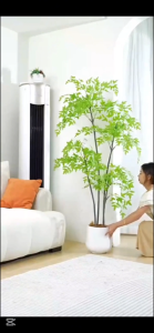 Artificial Plant Japanese Bamboo with Pot Home Decoration Living Room Balcony