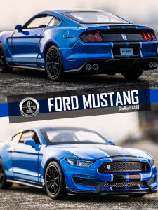 Ford Mustang GT350 Alloy Car Model American Muscle Toy Car Pullback Simulation Collectible Vehicle Model for Children