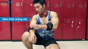 Đai bó cơ khuỷu tay AOLIKES 7947 hỗ trợ khi chơi quần vợt gym sport elbow support