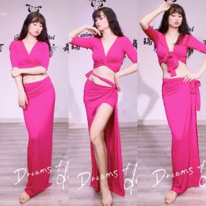 High-End Oriental Dance Practice Suit Set for Women New 2024 Modal Belly Dance Performance Costume Group Uniform