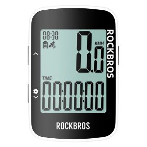 RockBros | ROCKBROS Bluetooth Không Dây GPS Máy Tính Xe Đạp Đồng Hồ Bấm Giờ Kỹ Thuật Số USB IPX7 Đồng Hồ Đo Tốc Độ Chống Nước Cho Xe Đạp Đường Trường MTB